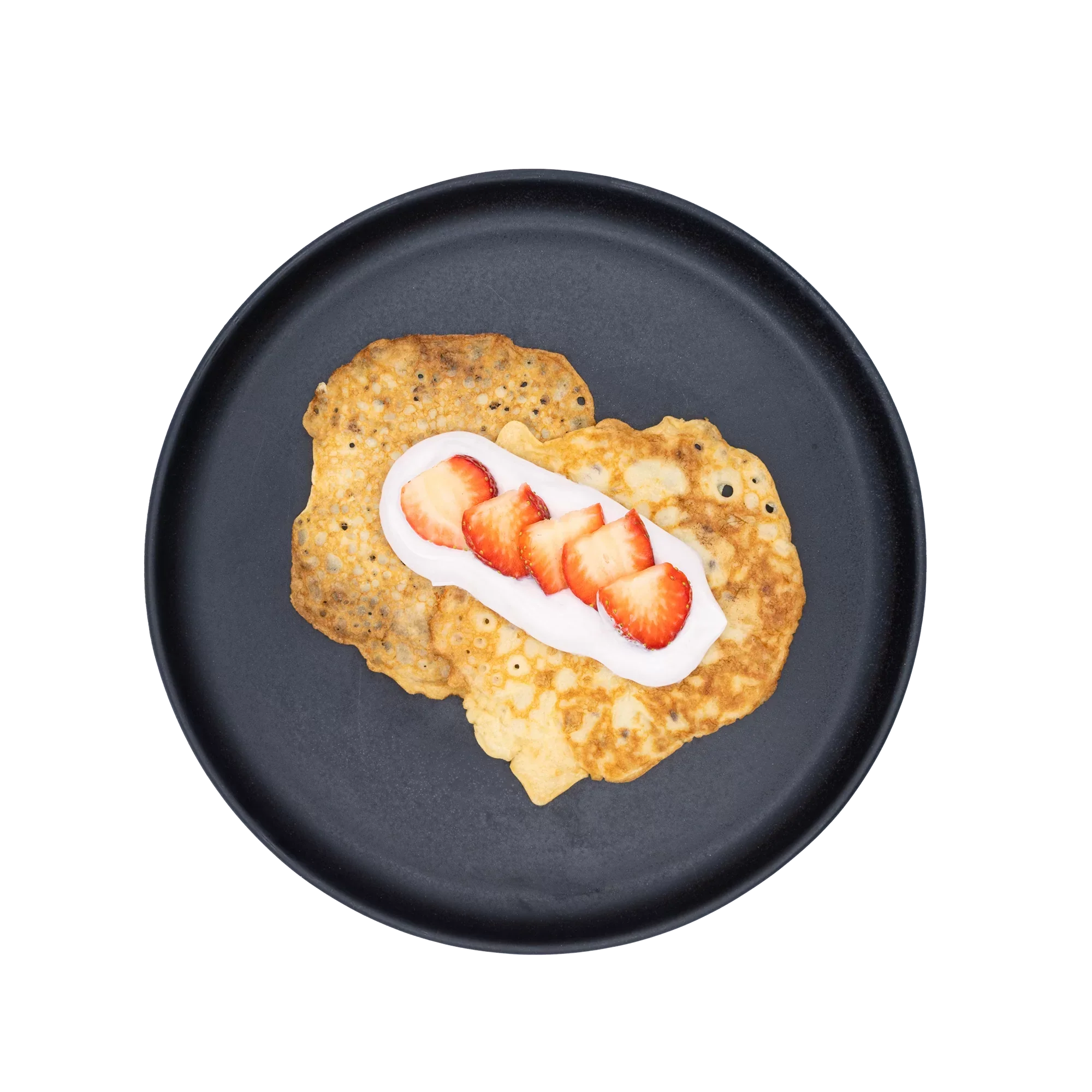 Diet One Meal Pancakes - with added skyr (or non-fat Greek Yoghurt) and berries