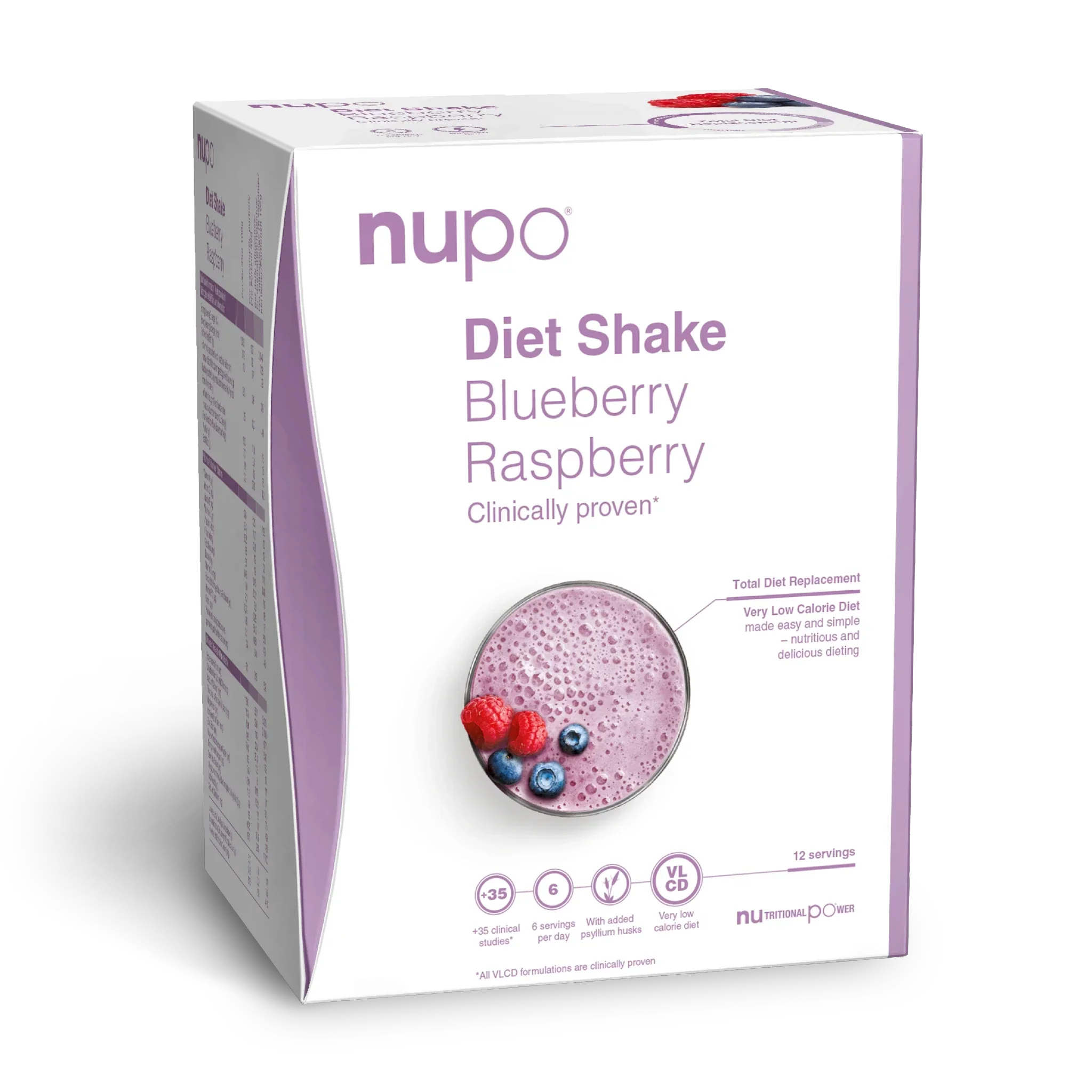 Nupo Diet Shake - Blueberry Raspberry