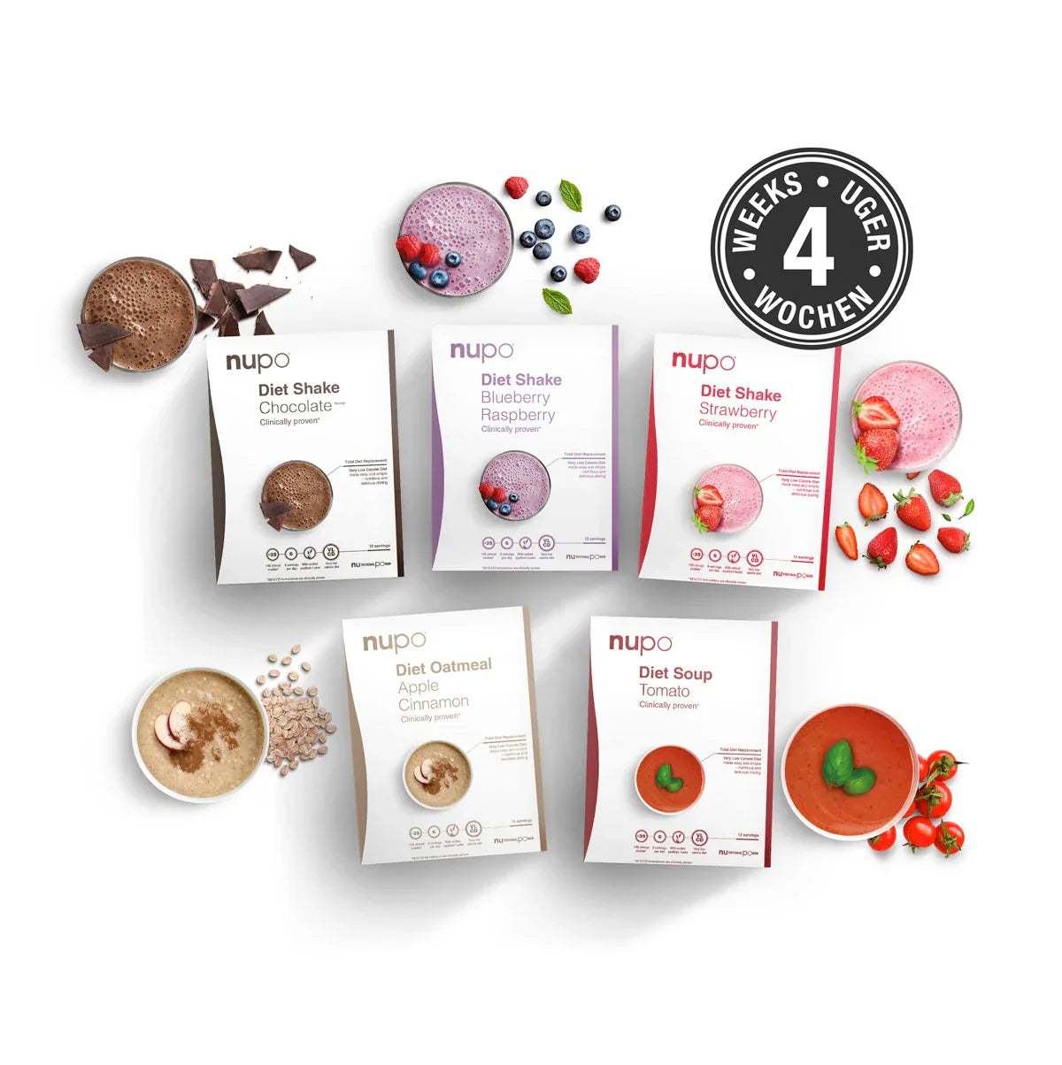 4 weeks Nupo Diet Mix Bundle