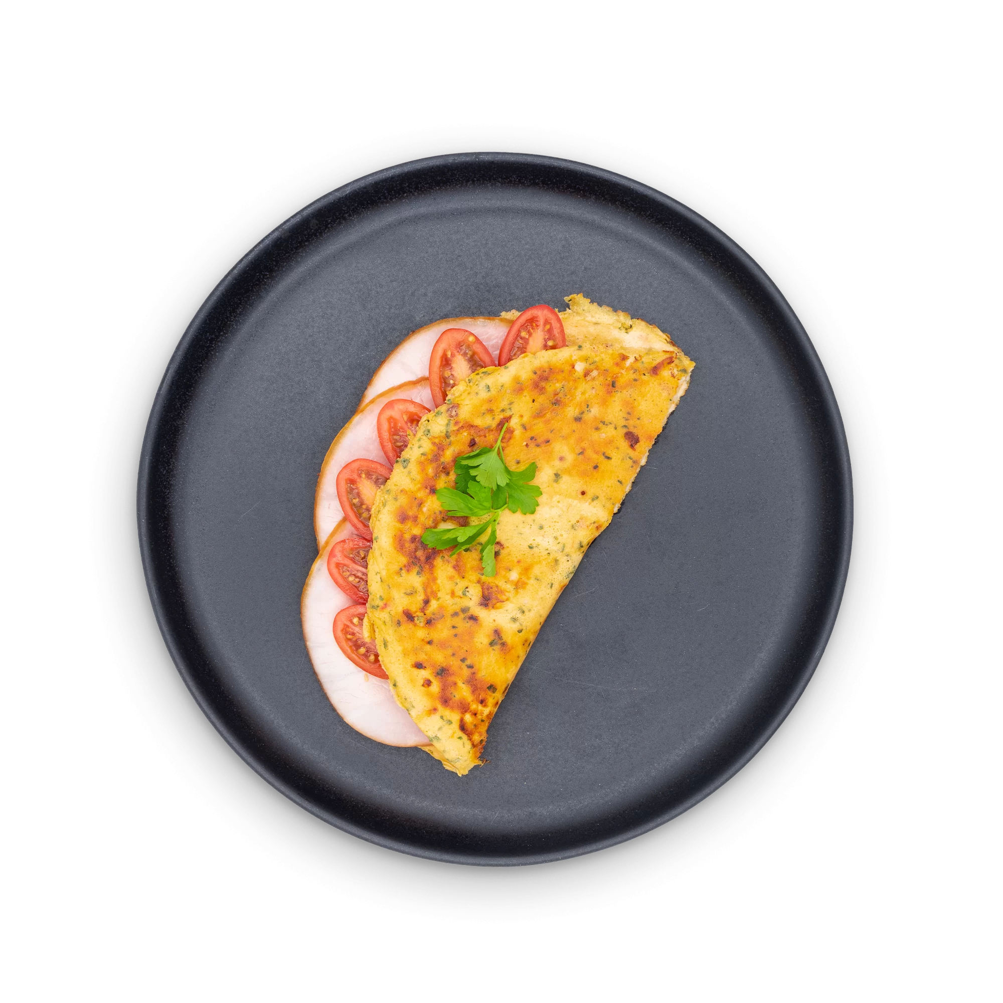 Diet Egg Omelette - with added vegetables and toppings