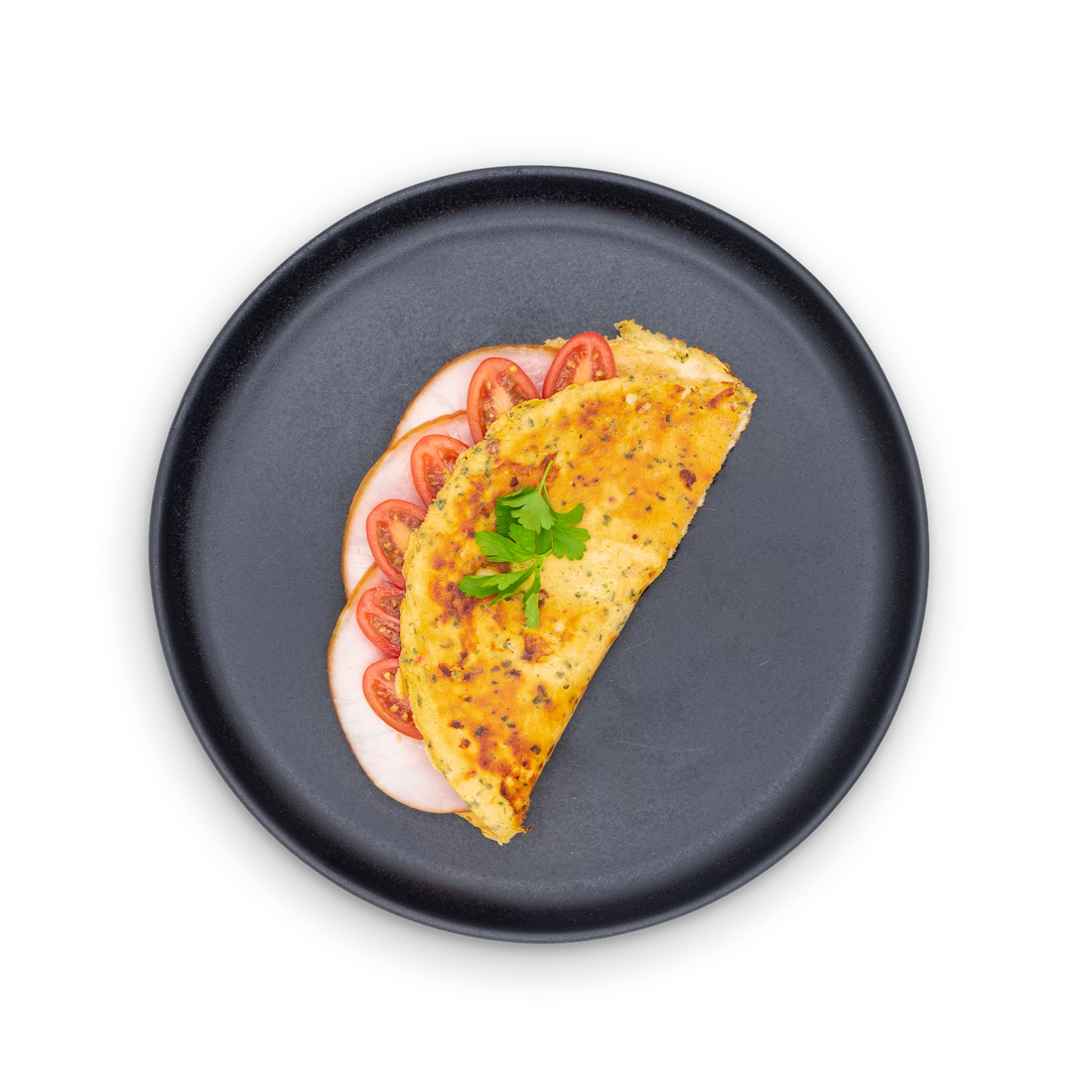 Diet Egg Omelette - with added vegetables and toppings