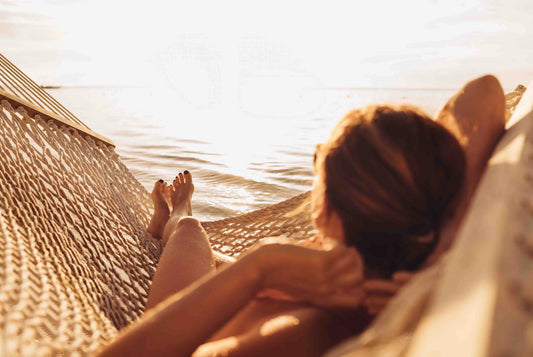 woman-in-hammock-during-sunset